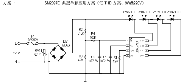 SM2097E典型应用方案图