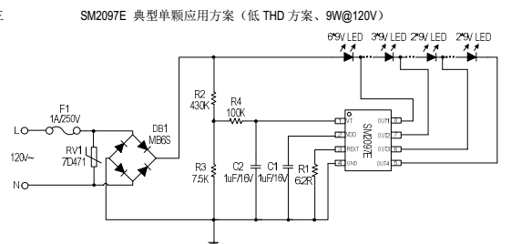 SM2097E典型方案应用图