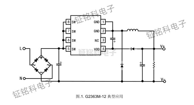电源芯片新标杆:G2363M-12凭高集成度重塑设计效率(图1) G2363M-12 典型应用.jpg
